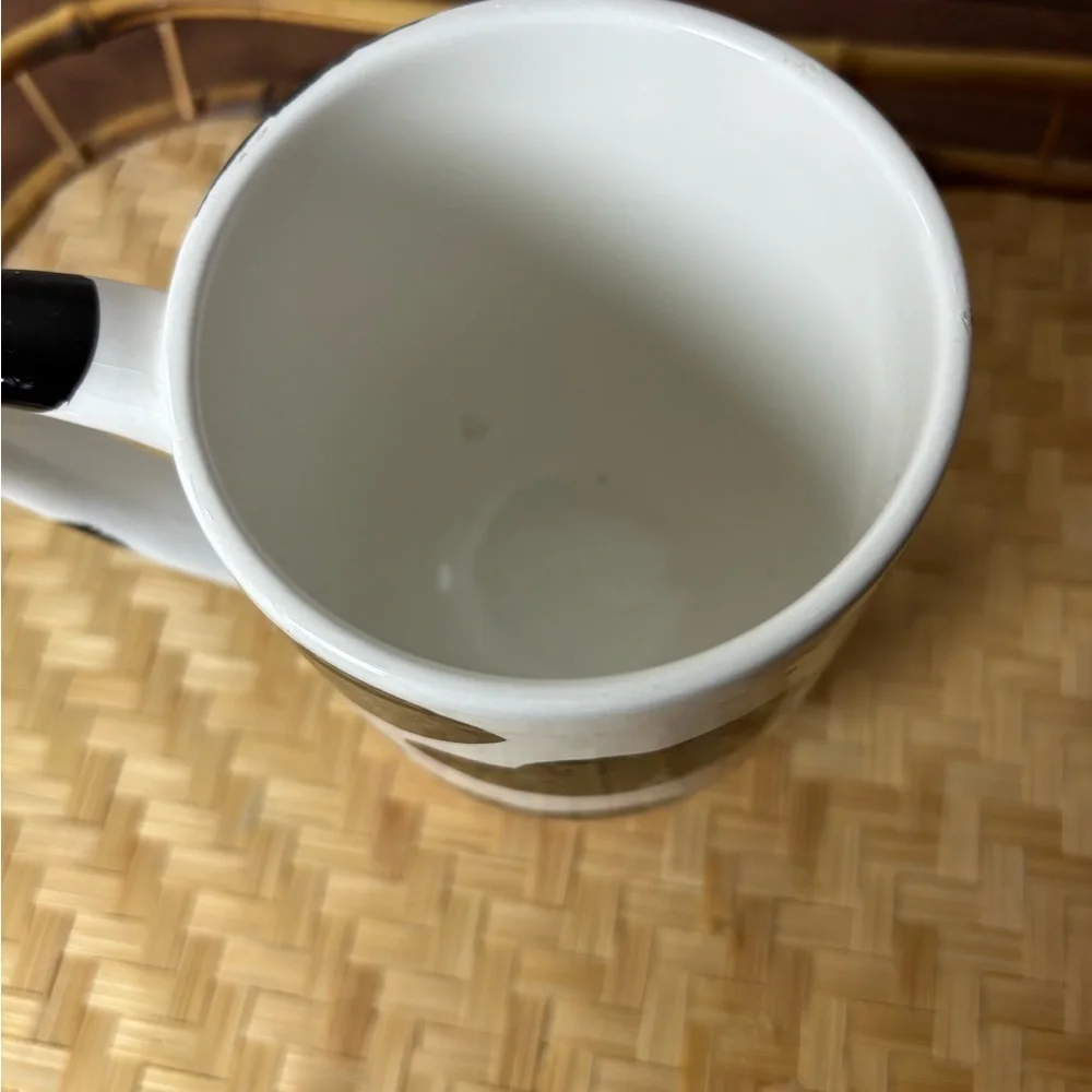 Boston Warehouse Black and White Cow Print Mug - Picture 3 of 4